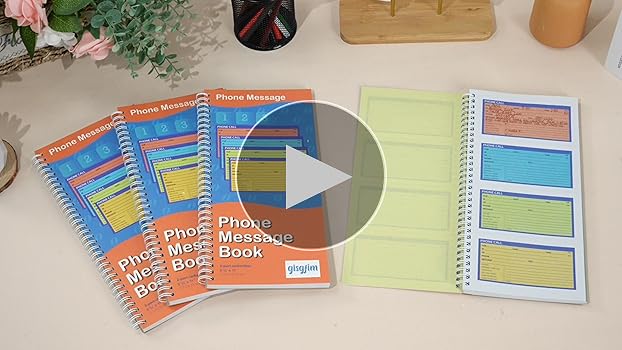 【earBOOKS】MESSAGE IN A BOX TOPS Phone Message Book, 2-Part, Carbonless, 4/PG, 400 ST/BK