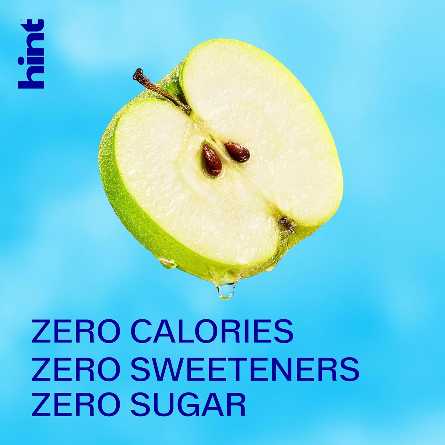Hint Fruit-Infused Bottled Water, Crisp Apple - Sugar Free Flavored Water with Zero Calories, Naturally Flavored, and No Artificial Sweeteners - 16 Fl Oz (Pack of 12)