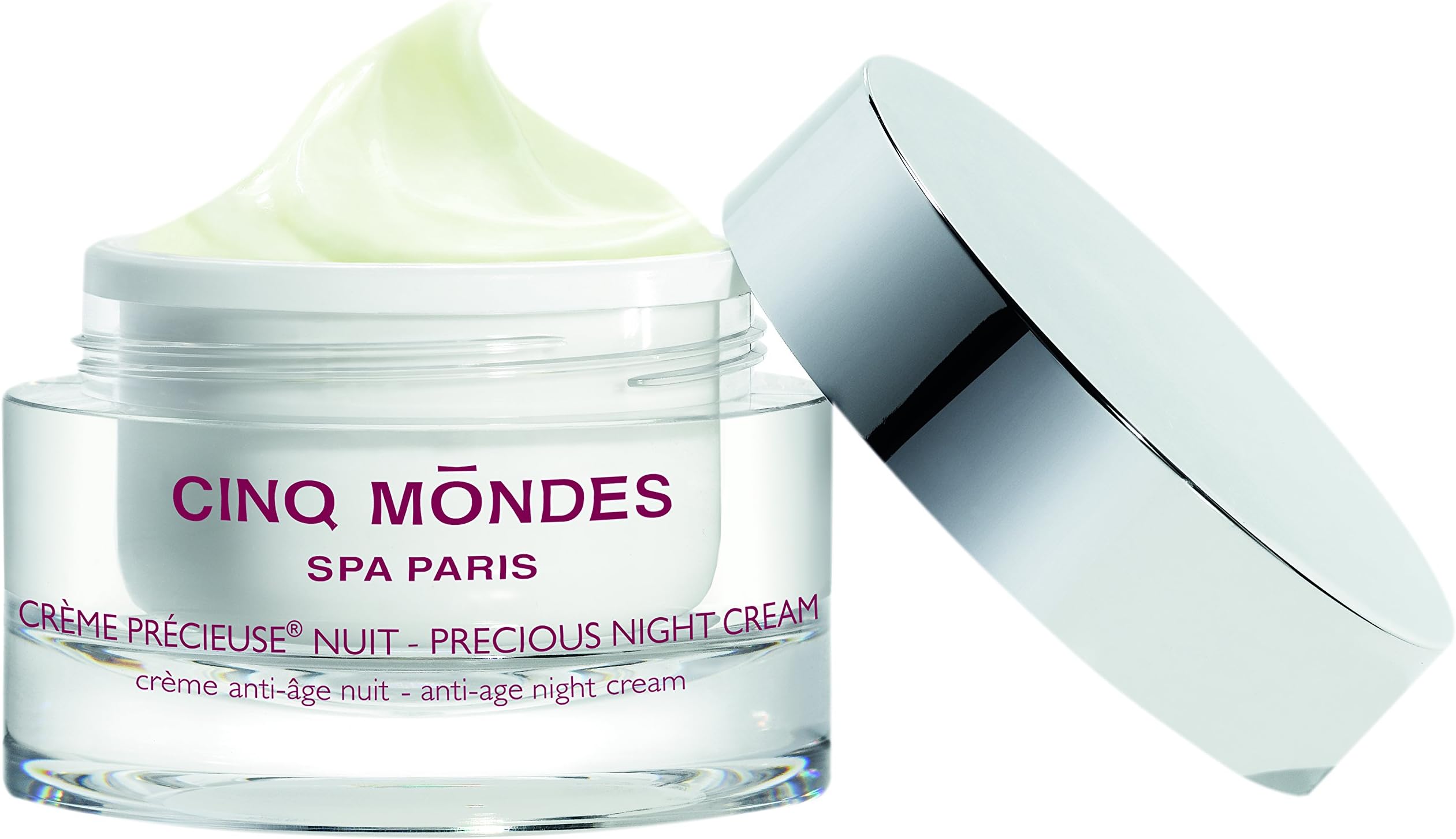Precious Night Cream 1.7 Fl.Oz- Complete Support For Mature Or Dry Skin- Smooth Wrinkles, Increase Firmness And Even Skin The Tone - Hyaluronic Acid Plumps