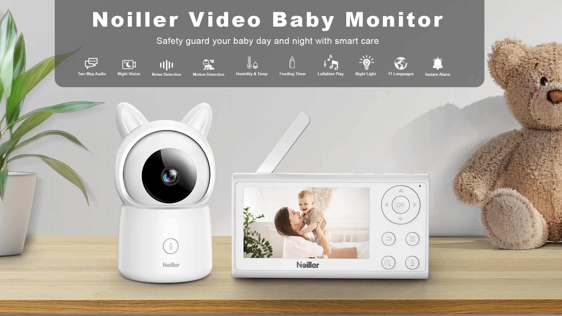 Amazon.com: Baby Monitor, 4.3