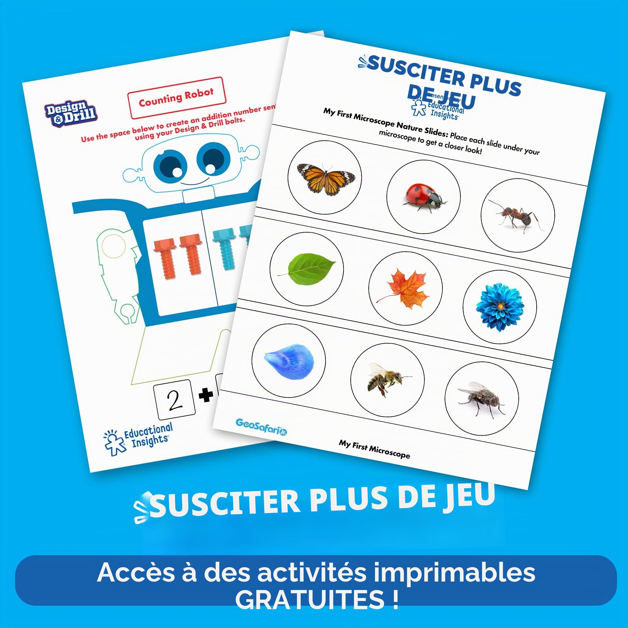 Learning Resources Jumelles grossissantes Mighty Magnifier - GeoSafari Jr