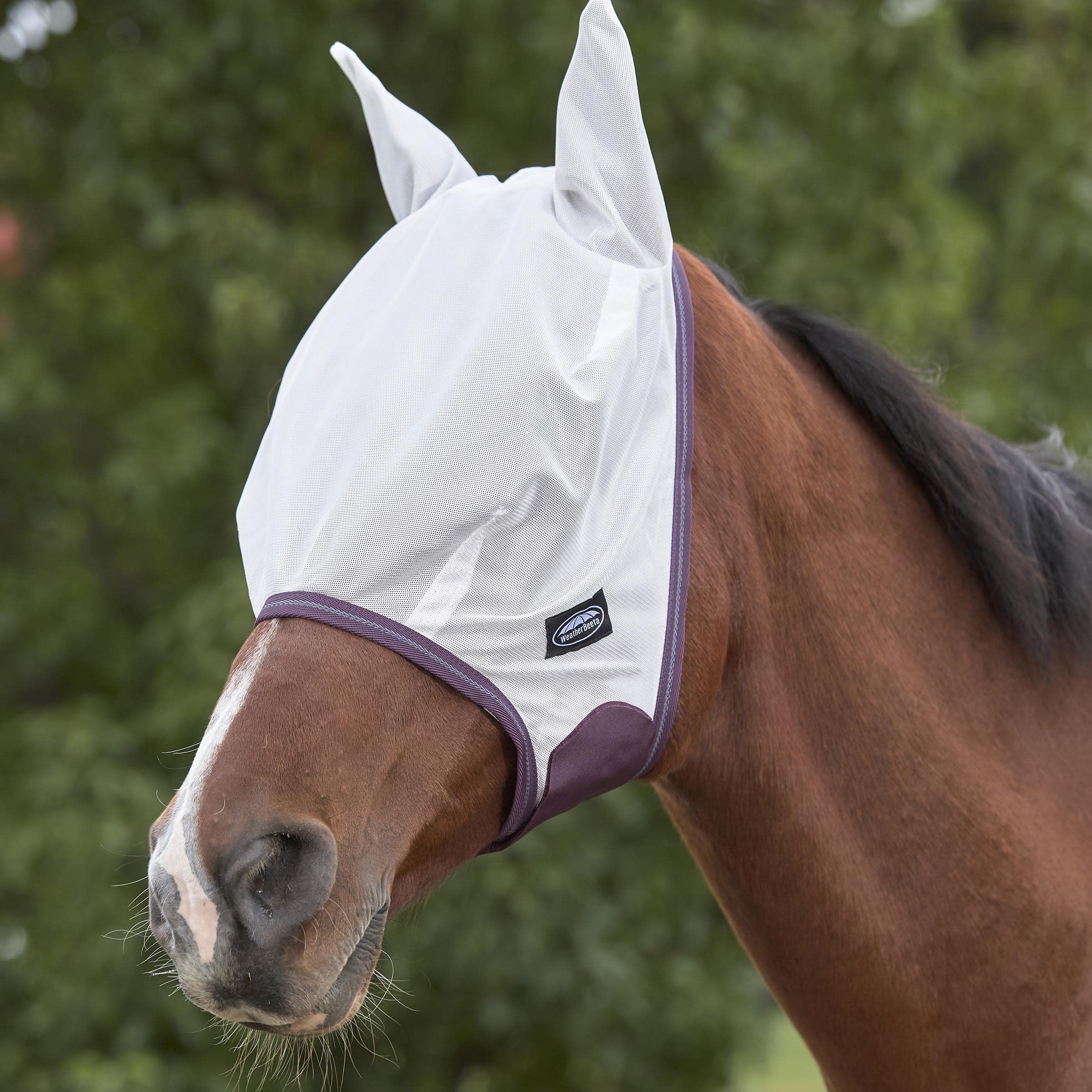 WeatherBeeta ComFiTec Essential Mesh Mask, White/Maroon/Grey, Cob