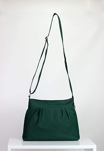 Miniatura 3 de Small pleated cross body and shoulder canvas purse bag washable vegan purse bag stylish handmade top selling best gift vibrant color
