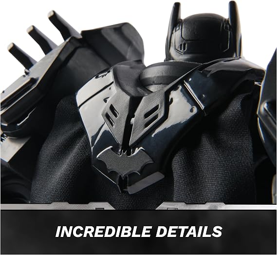 DC Metal Force Batman action figure, 30 cm in size, 8 joints for action-packed adventures. For children aged 4 and over