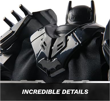 DC Metal Force Batman action figure, 30 cm in size, 8 joints for action-packed adventures. For children aged 4 and over