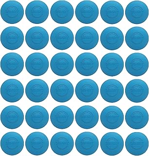 Velocity Bolas de lacrosse – 9 colores disponibles, elección de 1, 2, 3, 6, 12, 18, 60 y 120 (estuche) paquetes, 36 Balls, Azul claro