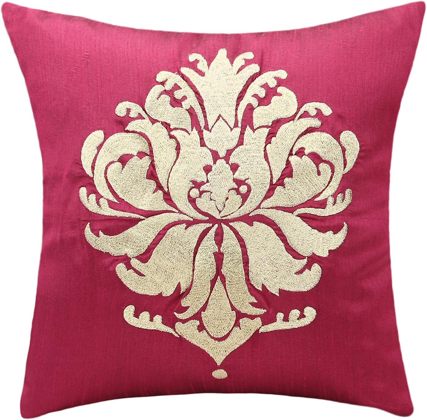 raspberry colored throw pillows