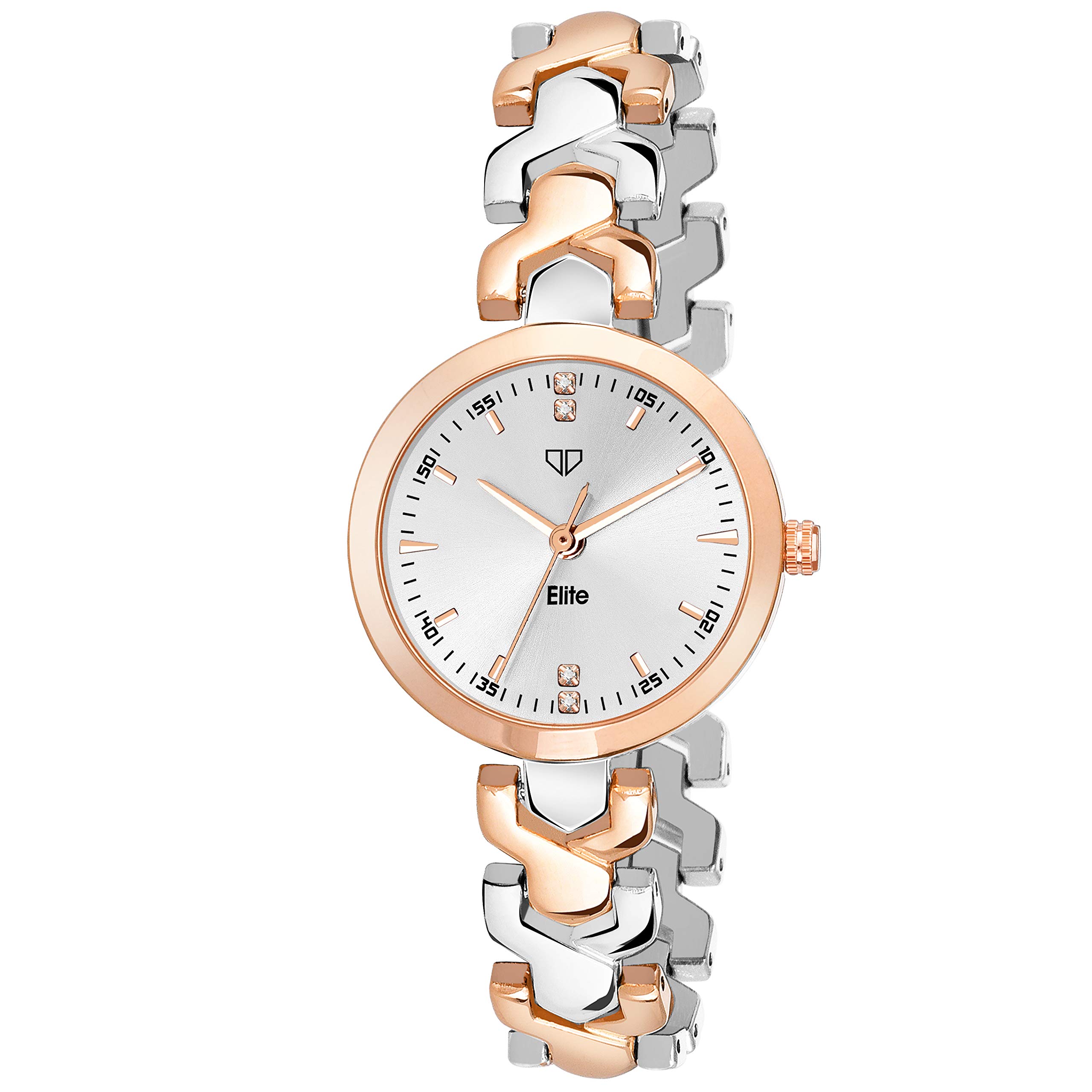 Walrus Silver Dial Womens Analog Watch Rose Gold Case Metal Chain Elegant Design Professional & Casual Use- Womens Wrist Watch for Gift 36mm (B083W8CCTQ) Amazon Price History, Amazon Price Tracker