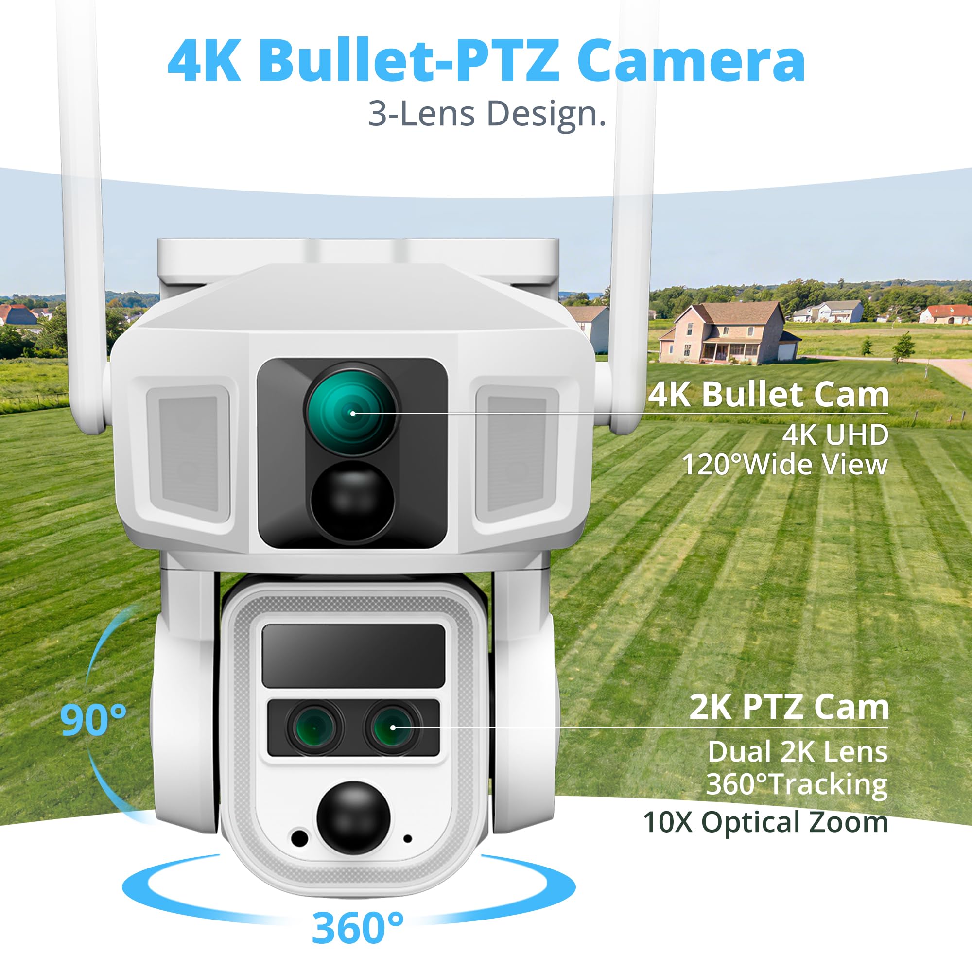 Amazon.com : 4G Cellular Security Camera, 4K Wireless Outdoor
