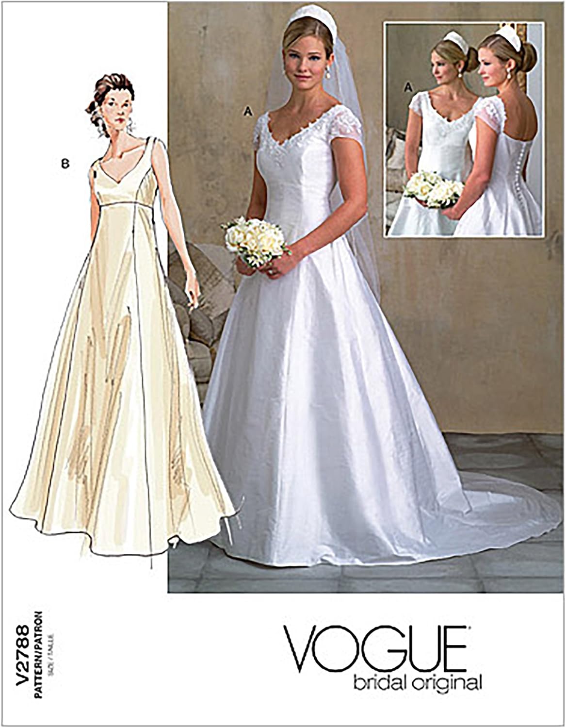Vogue wedding dress patterns 60 photos — free download