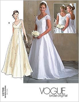 VOGUE PATTERNS V2788 Misses/Misses Petite Dress, Size 6-8-10
