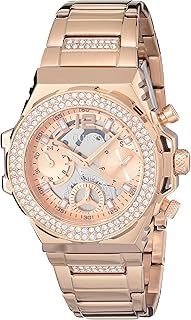 Ladies 36mm Watch - Rose Gold Tone Strap Rose Gold Dial Rose Gold Tone Case, Rose Gold Tone