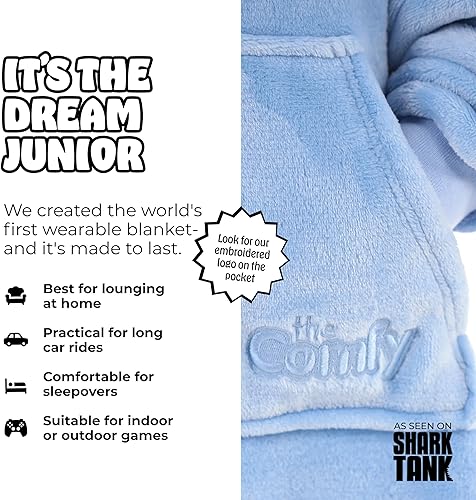 Miniatura 10 de THE COMFY Dream JR - Cobija de microfibra ligera extragrande para niños, Shark Tank, talla única