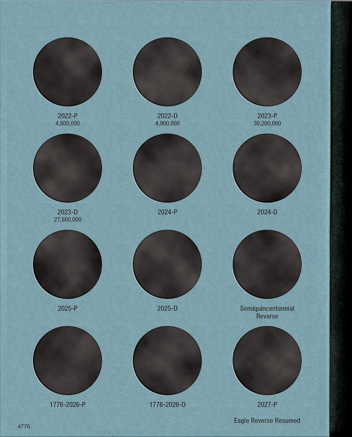 Kennedy Half Dollars #4 Starting 2022 (Official Whitman Coin Folder)