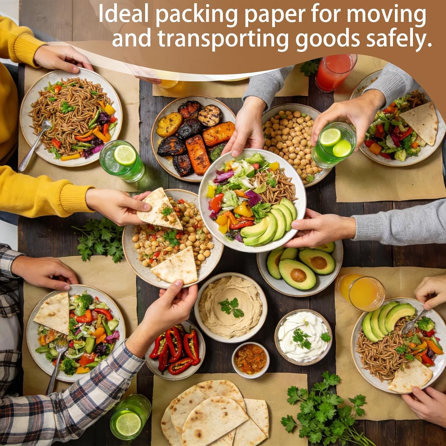 Brown Butcher Paper Roll - 24 Inch X 200 Feet For Cooking, Packing & Smoking