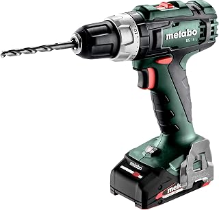 BS 18 L (602321500) 18V Cordless Drill/Screwdriver in MetaBOX 145 case with 2 x 2.0 Ah Batteries and Charger