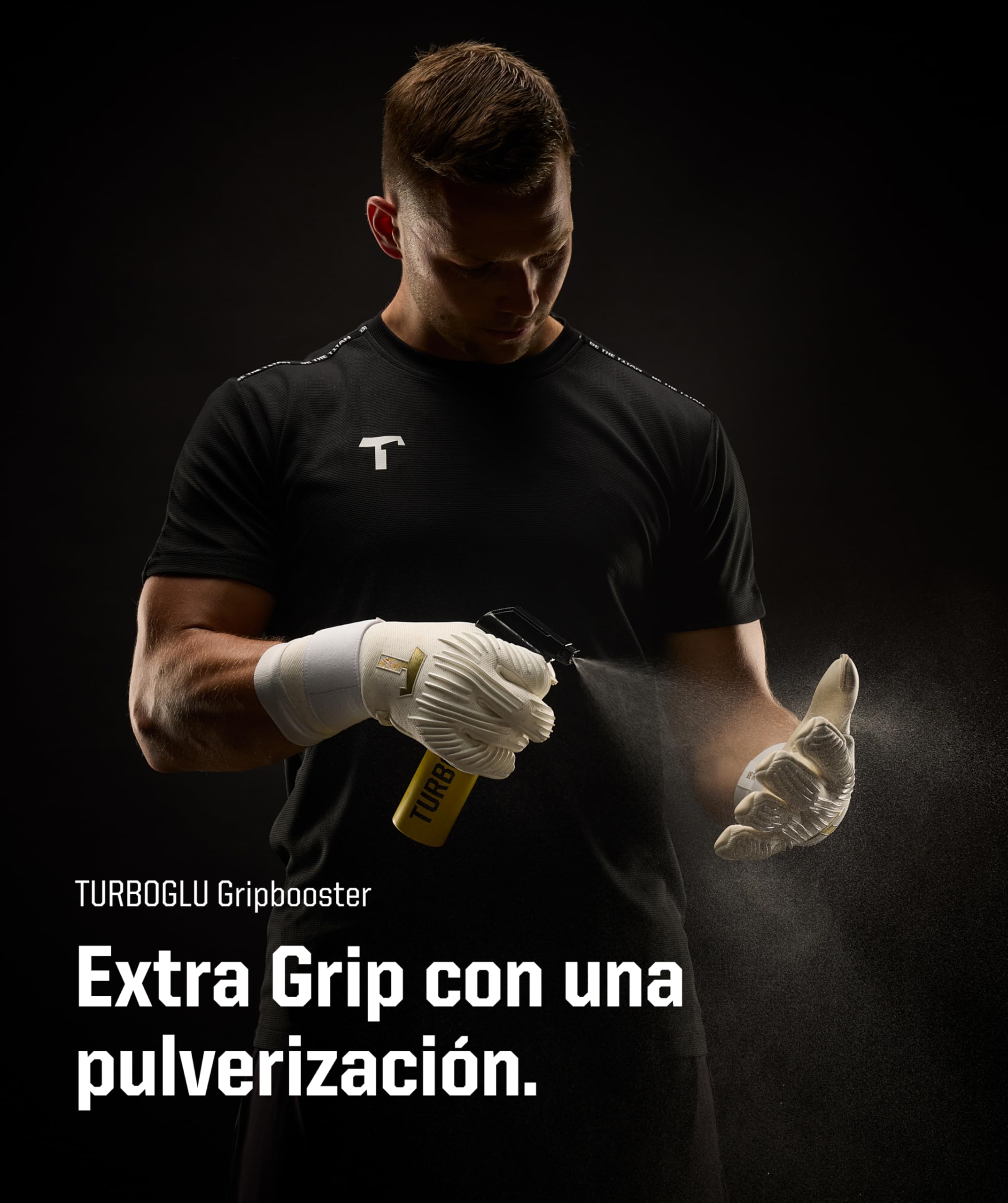 T1TAN Rebel Guantes de Portero para Adultos, Guantes de fútbol con protección de Dedos, Tallas 6-11