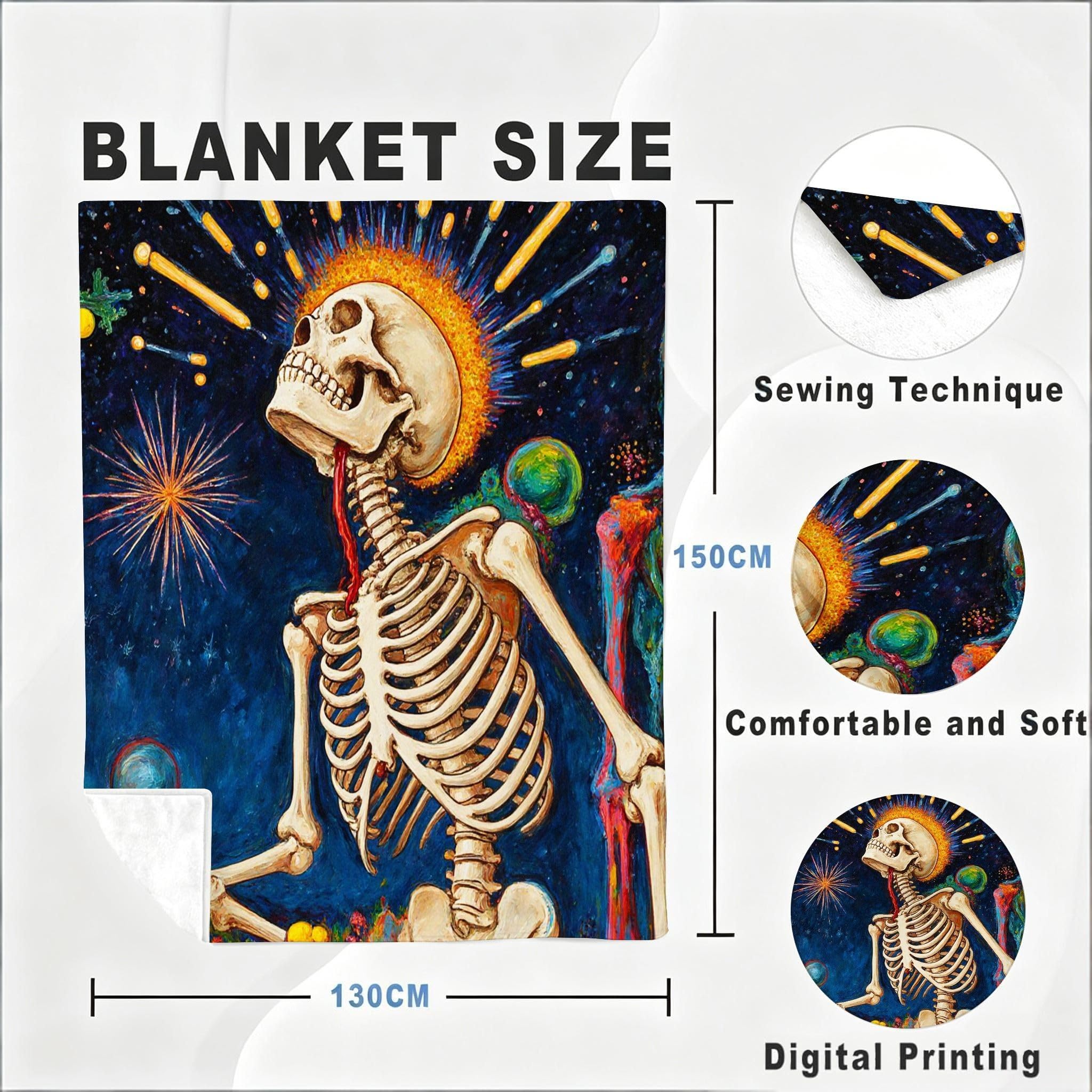 Manta XXL 240x260 cm Zorro Animal Polar para Sofá Cama-A387