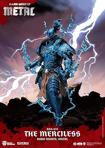 Miniatura 9 de Beast Kingdom Dark Nights: Death Metal: Batman The Merciless DAH-070 - Figura de acción dinámica de 8 cciones, multicolor