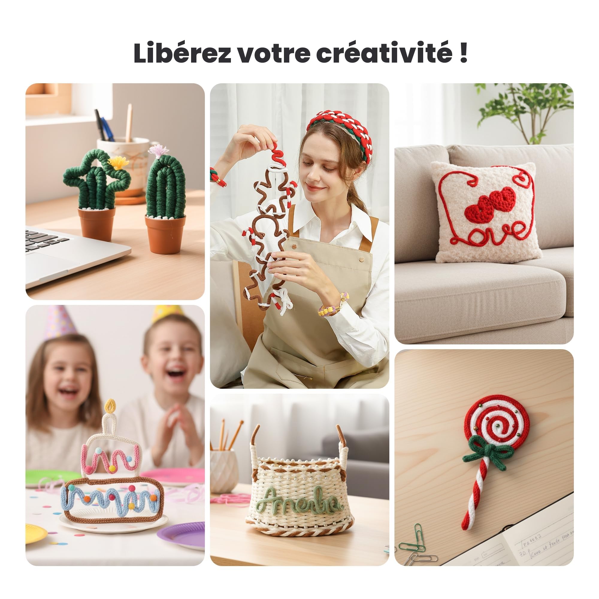 Caydo Tricotin Automatique Pro, Machine à Tricoter Électrique | Tricotin Mécanique, Moulin à Tricoter, Tricotin Puissant à Vitesse Réglable, Très Efficace pour Cordons Décoratifs, Breveté