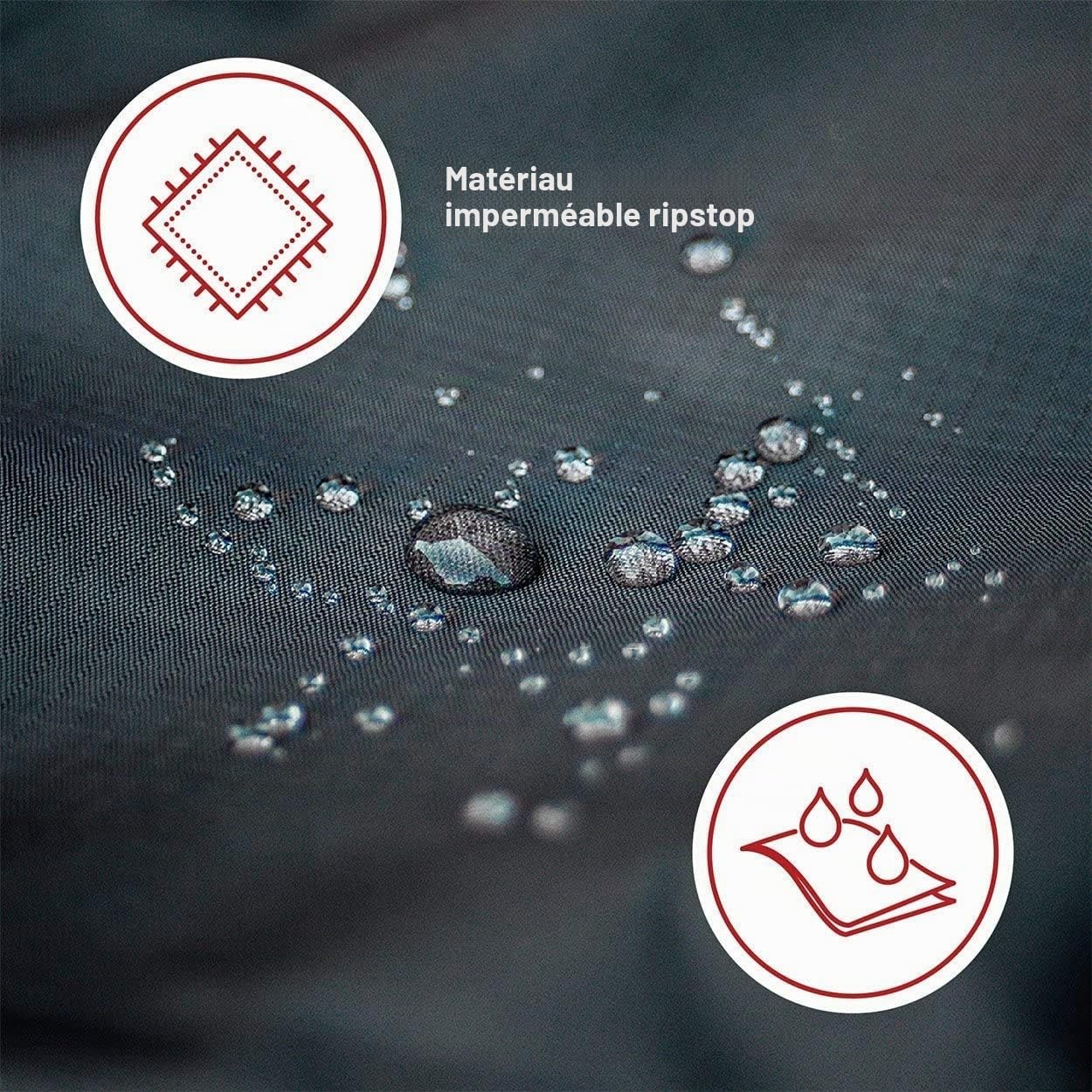 Housse imperméable pour tracteur tondeuse à gazon autoportée, jusqu'à 137,2 cm, polyester Oxford 420D, durable, résistant aux UV, résistant à l'eau