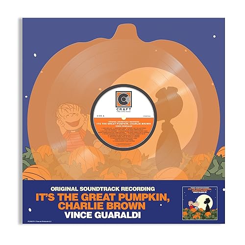 Its The Great Pumpkin Charlie BrownTranslucent Orange Pumpkin Shaped 33 13rpm LP