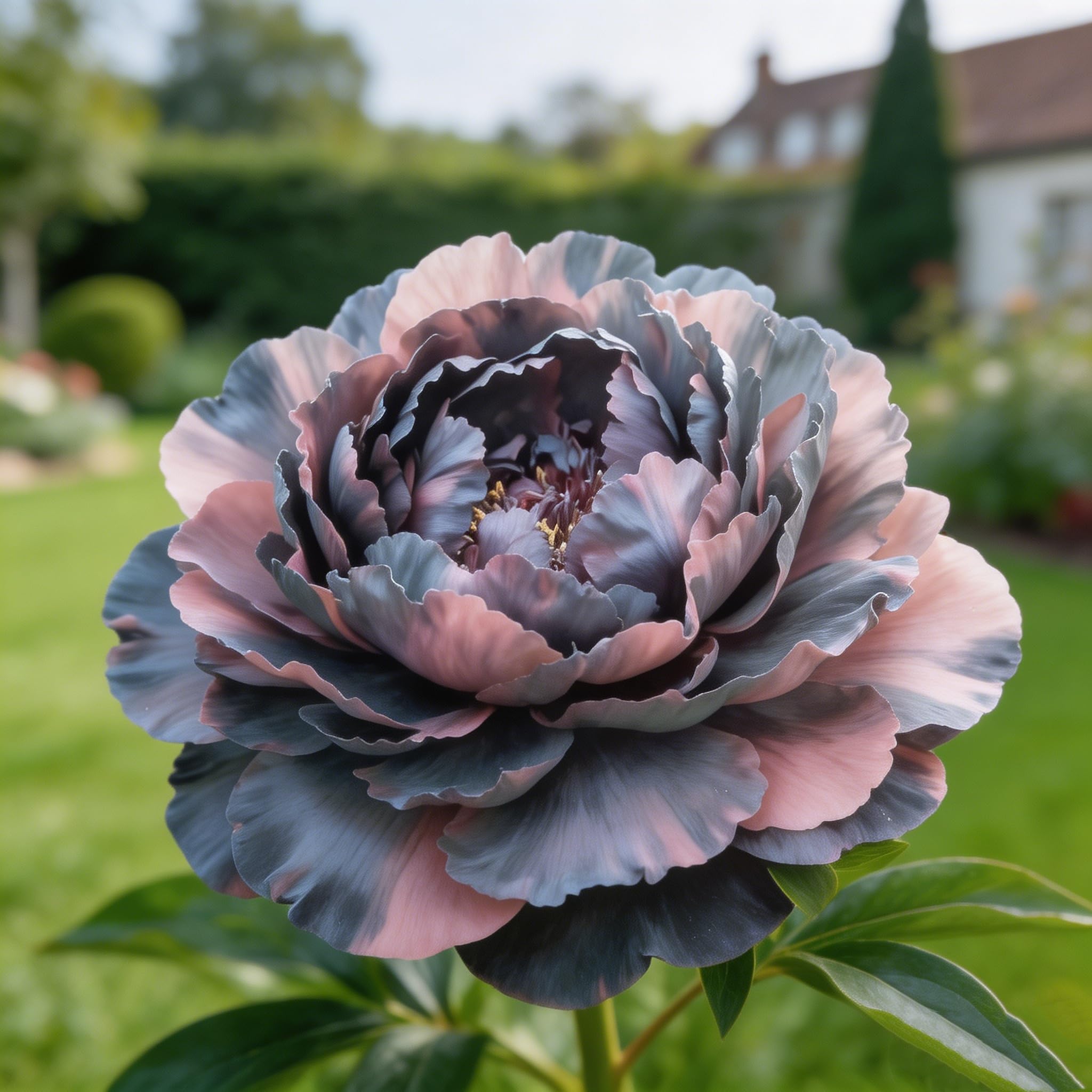 Outdoor Peony Plants - Vibrant and Colorful Flowers - Long-Lasting Bloom, Drought-Tolerant, top Choice for patios and Balconies Hardy Perennial - Excellent Display-1Bulb-i