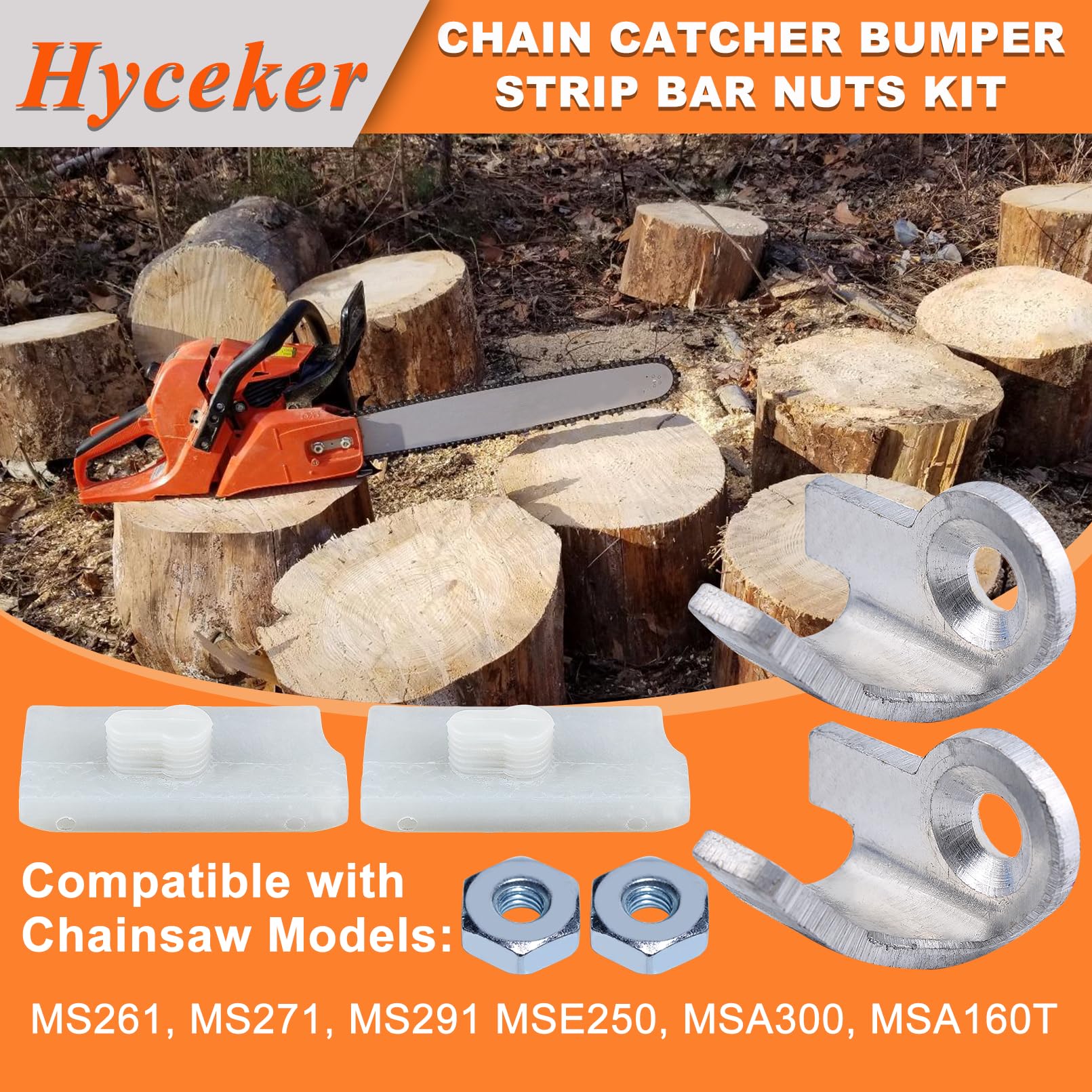 パーツ chachacha Amazon.com: Hyceker MS261 MS271 MS291 Chain Catcher Bumper Strip