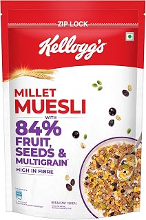 Millet Muesli with 84% Fruit, Seed & Multigrain| Power Breakfast | No Maida No Palm Oil | India's No 1 Muesli | 1000g