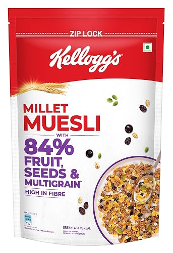 Kellogg's Millet Muesli (84% Fruit, Seed & Multigrain) - fruit and nut muesli