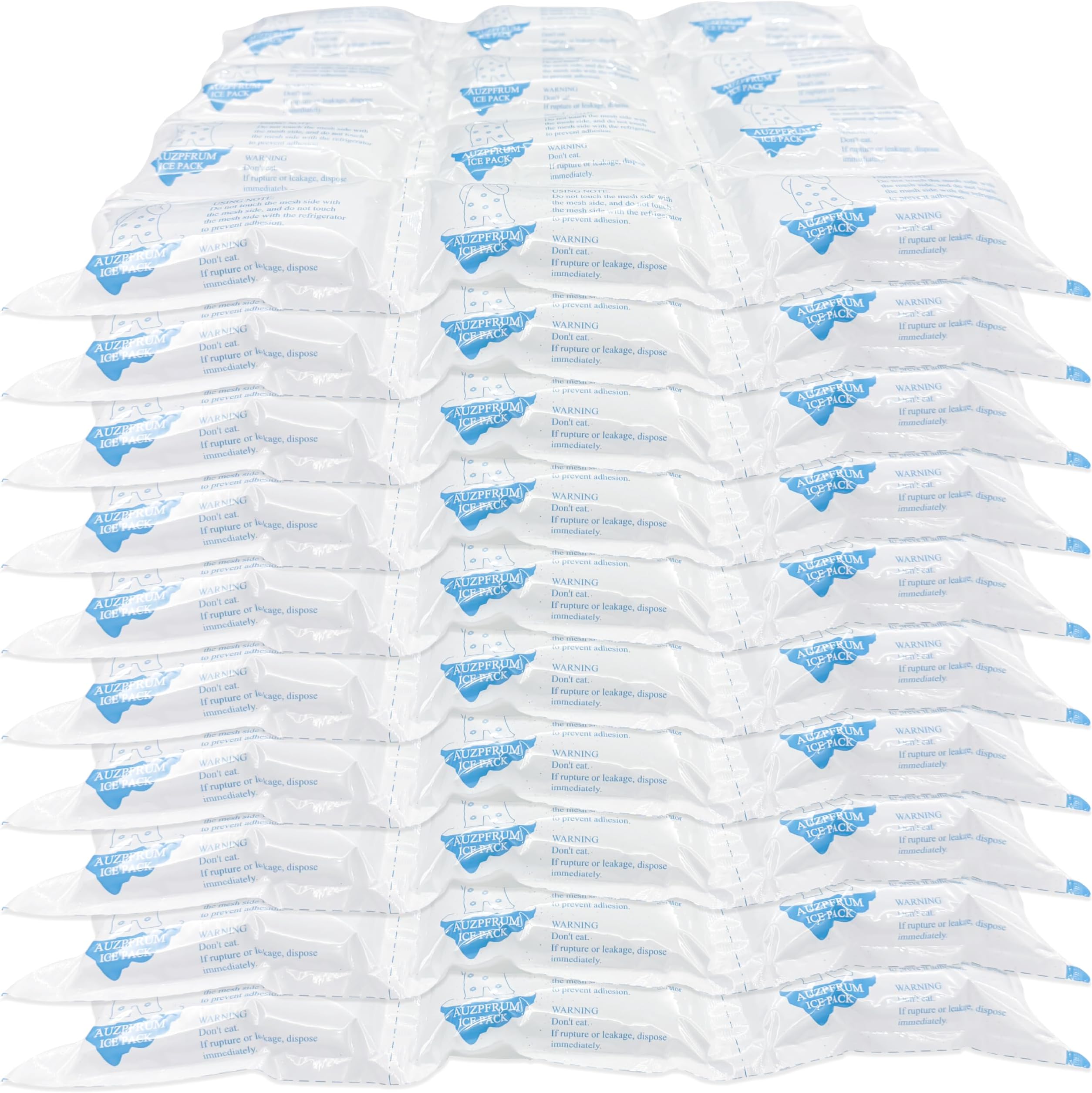 Dry Ice Packs for Shipping Frozen Food Long Lasting, Reusable Cold Packs Sheets for Cooler, Freezer Packs for Lunch Boxes