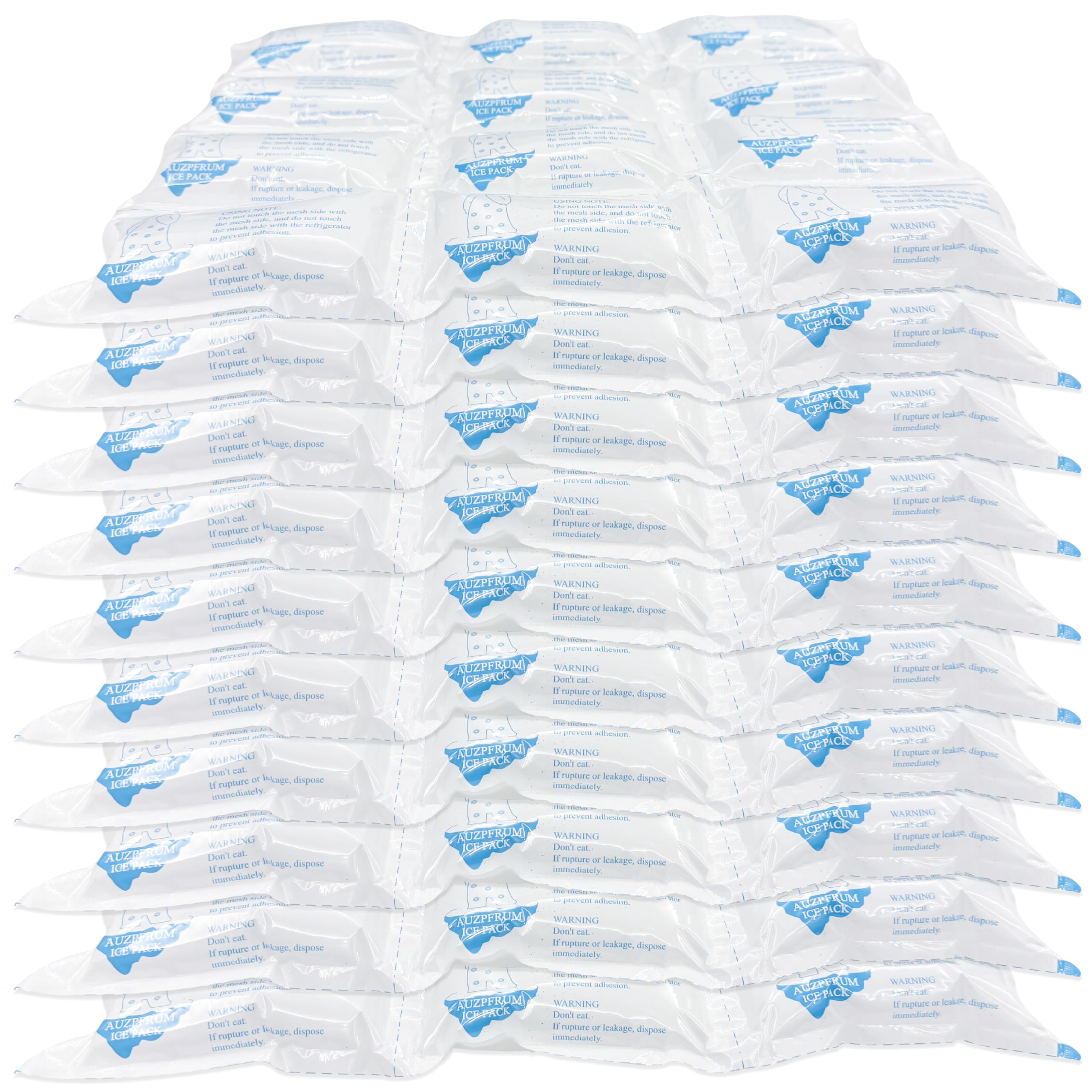 Dry Ice Packs for Shipping Frozen Food Long Lasting, Reusable Cold Packs Sheets for Cooler, Freezer Packs for Lunch Boxes