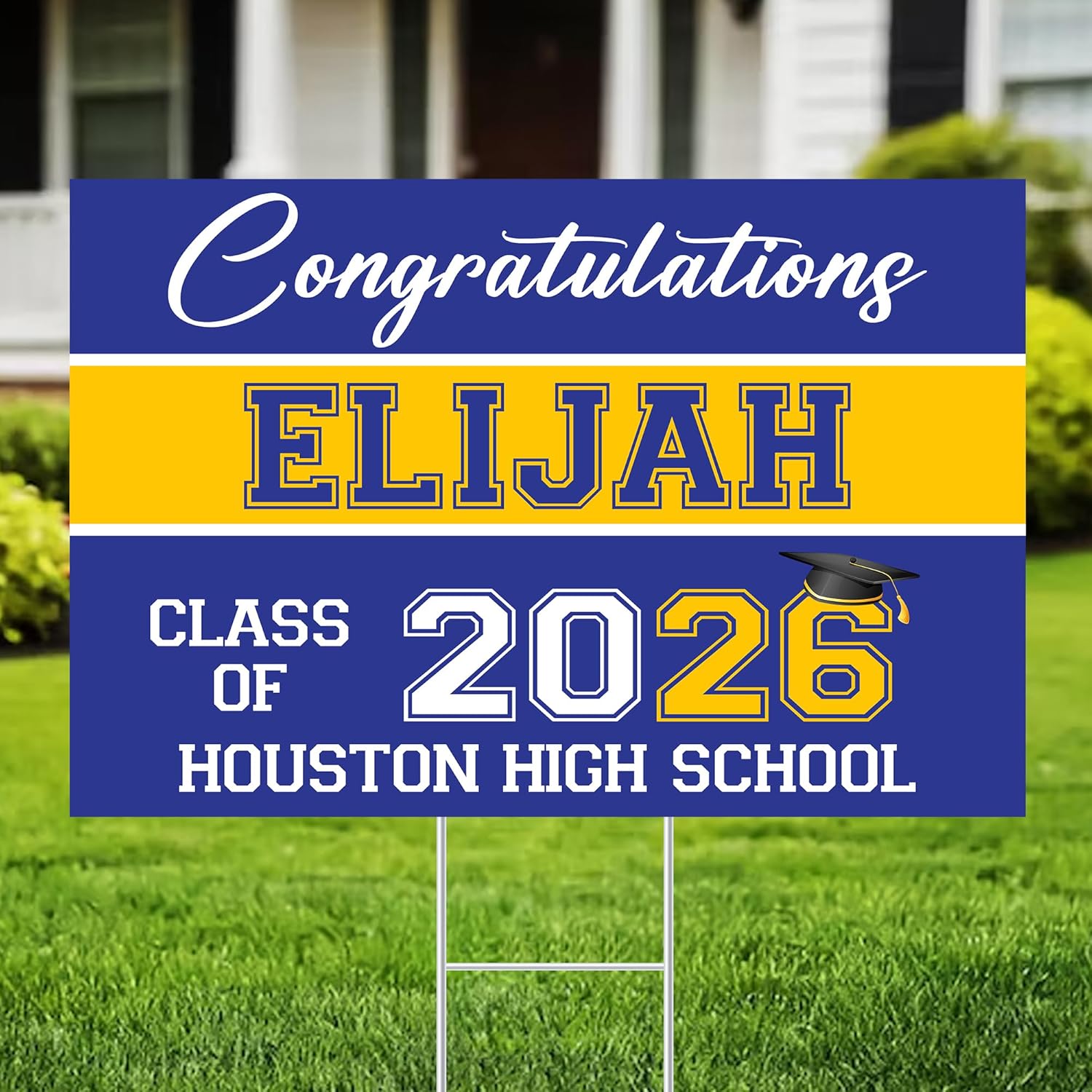 Personalized Graduation Yard Sign 2026, Graduation Senior Sign 2026, Graduate Yard Sign 2026, Graduation Corrugated Sign, Graduate Banner, 2026 Graduation Decorations, College Graduation Sign