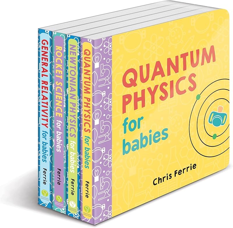 Juego de libros de pizarra para Baby University: Una ciencia para niños pequeños (regalos para niños)