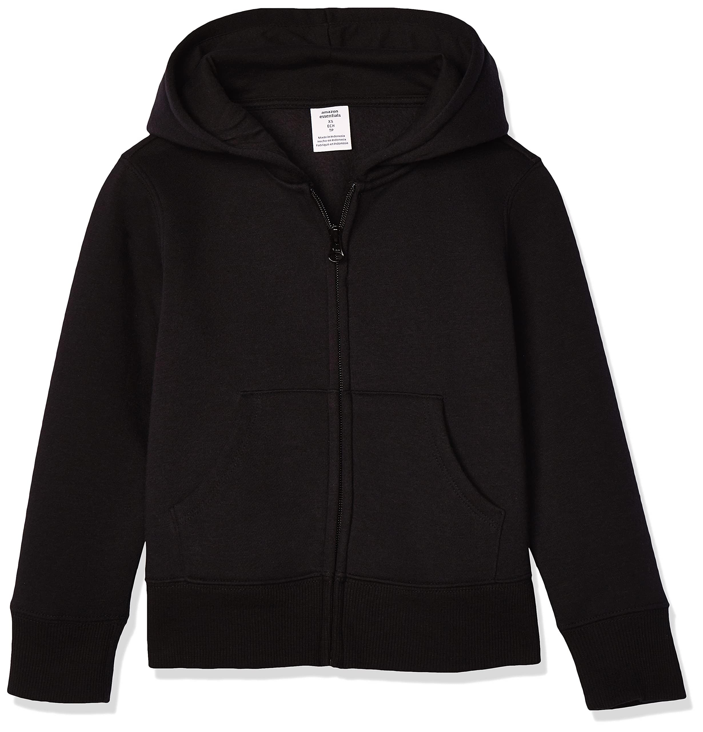 Amazon EssentialsGirls and Toddlers' Fleece Zip-Up Hoodie Sweatshirt
