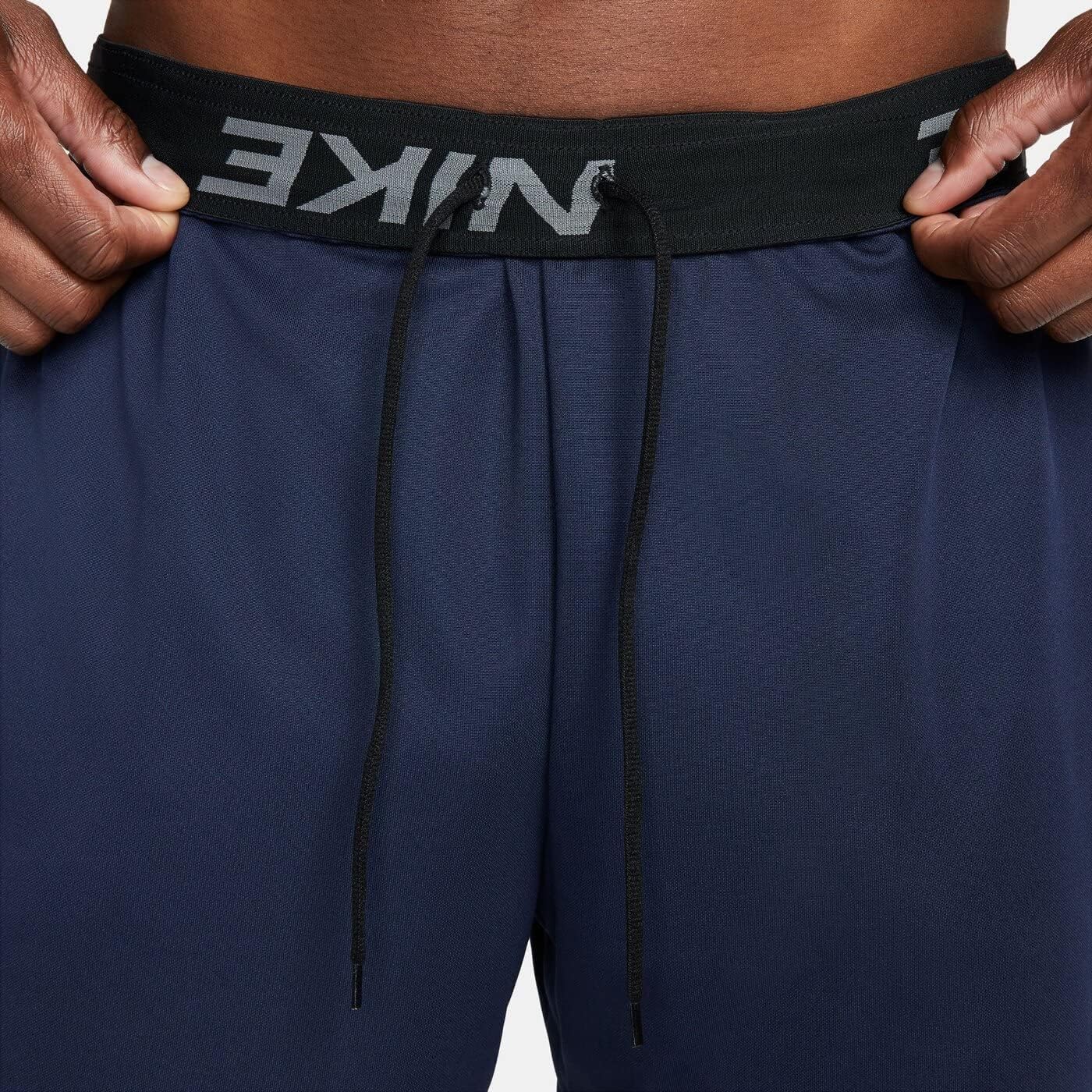 Nike DF Knit Short 6.0 Training Shorts Obsidian | White Small - Image 8