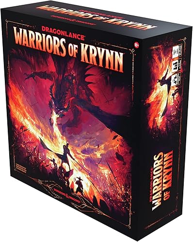 Dungeons & Dragons Dragonlance Warriors of Krynn - Juego de mesa cooperativo para 3-5 jugadores