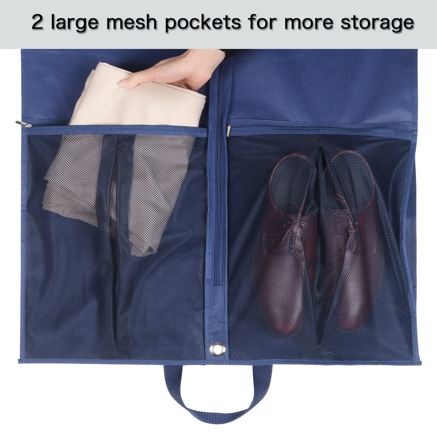 Zilink Bolsa de ropa para viajes y almacenamiento, 43 pulgadas, juego de 2