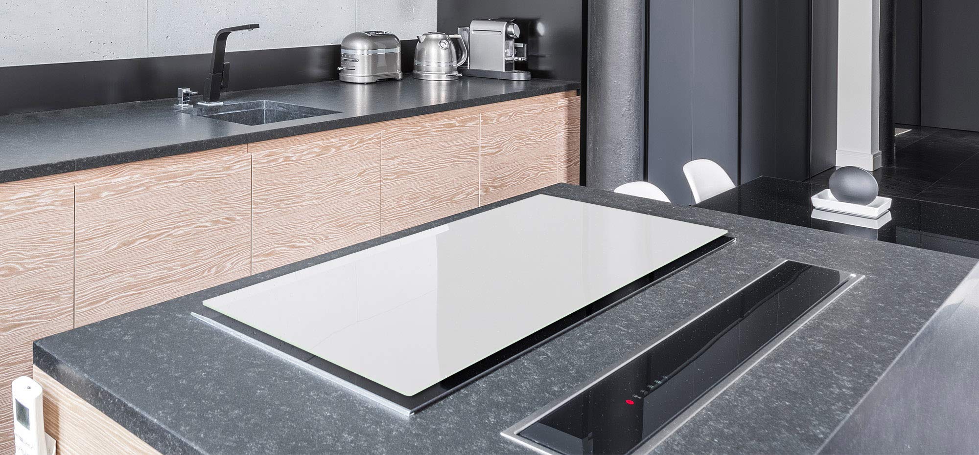 Ensembles de planches à découper TRES GRAND; Série de couleurs DD22A: Blanc 80x52