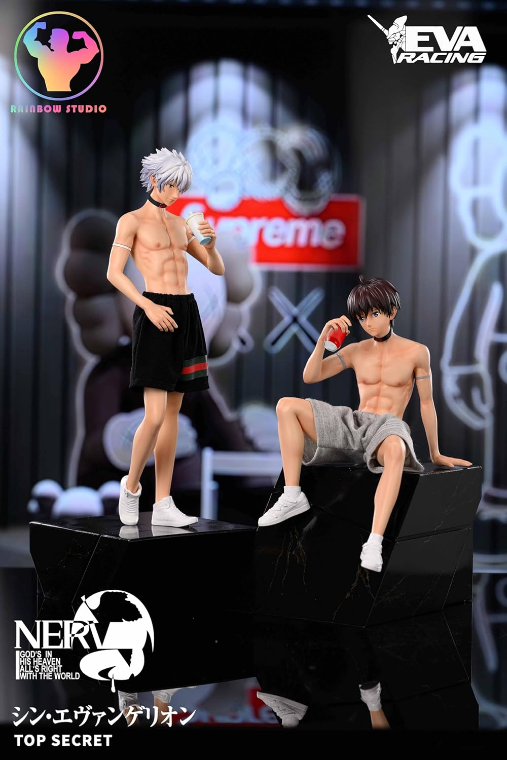 渚カヲル 碇シンジ フィギュア 私服Ver. 1/6スケール 塗装済み完成品