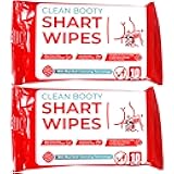 Funny Shart Butt Wipes 2PK by Witty Yeti. 20 Ct Hilarious Potty Humor Wet Wipe Gag Gift. Functional Prank Pack Great for Friends or Family. Disposable Moist Towelettes for When Oops That Wasn't a Fart