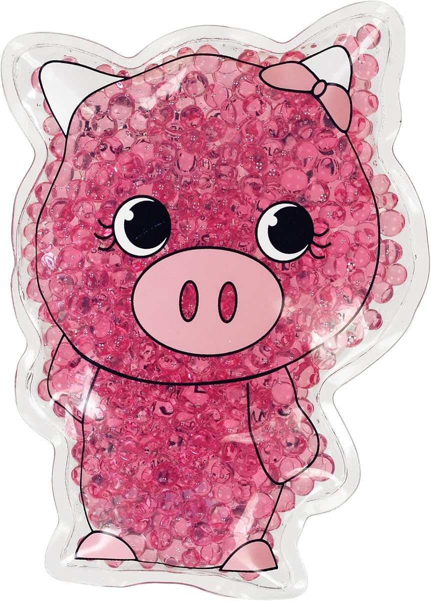 THERA°Pearl TheraPearl Children's Pals, Pearl The Pig, Non Toxic Reusable Animal Shaped Hot Cold Therapy Pack, Flexible Compress for Injuries, Swelling, Pain Relief, Bee Stings