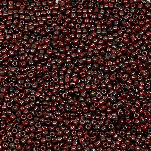 Miniatura 6 de 0,35 oz (10 g) Mezcla de pequeñas rocallas, cuentas de semillas y bugles de 2-10 mm de cuentas de vidrio japonés TOHO, mezcla TOHO Beige Pearl