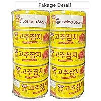Vista 2 de Dongwon Atún en Lata con Salsa de Pimiento Picante, 100g (3.5oz) x 10 latas - Atún Enlatado Coreano 고추참치