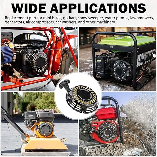 Miniatura 5 de Predator 212 Pull Start Assembly, Replacement Predator 212cc Recoil Starter 5.5HP 6.5HP 7HP Coleman CT200U BT200X Trail CT200U-EX TrailMaster MB200