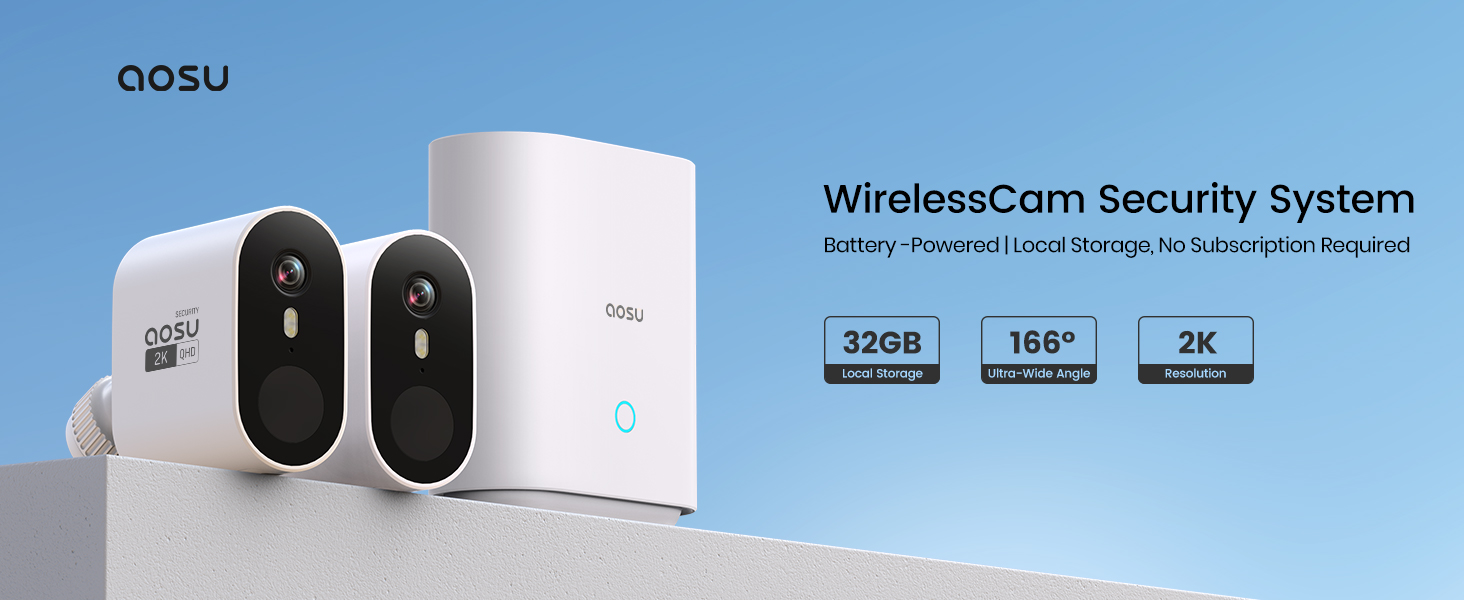Amazon.com : aosu Security Cameras Wireless Outdoor Home System