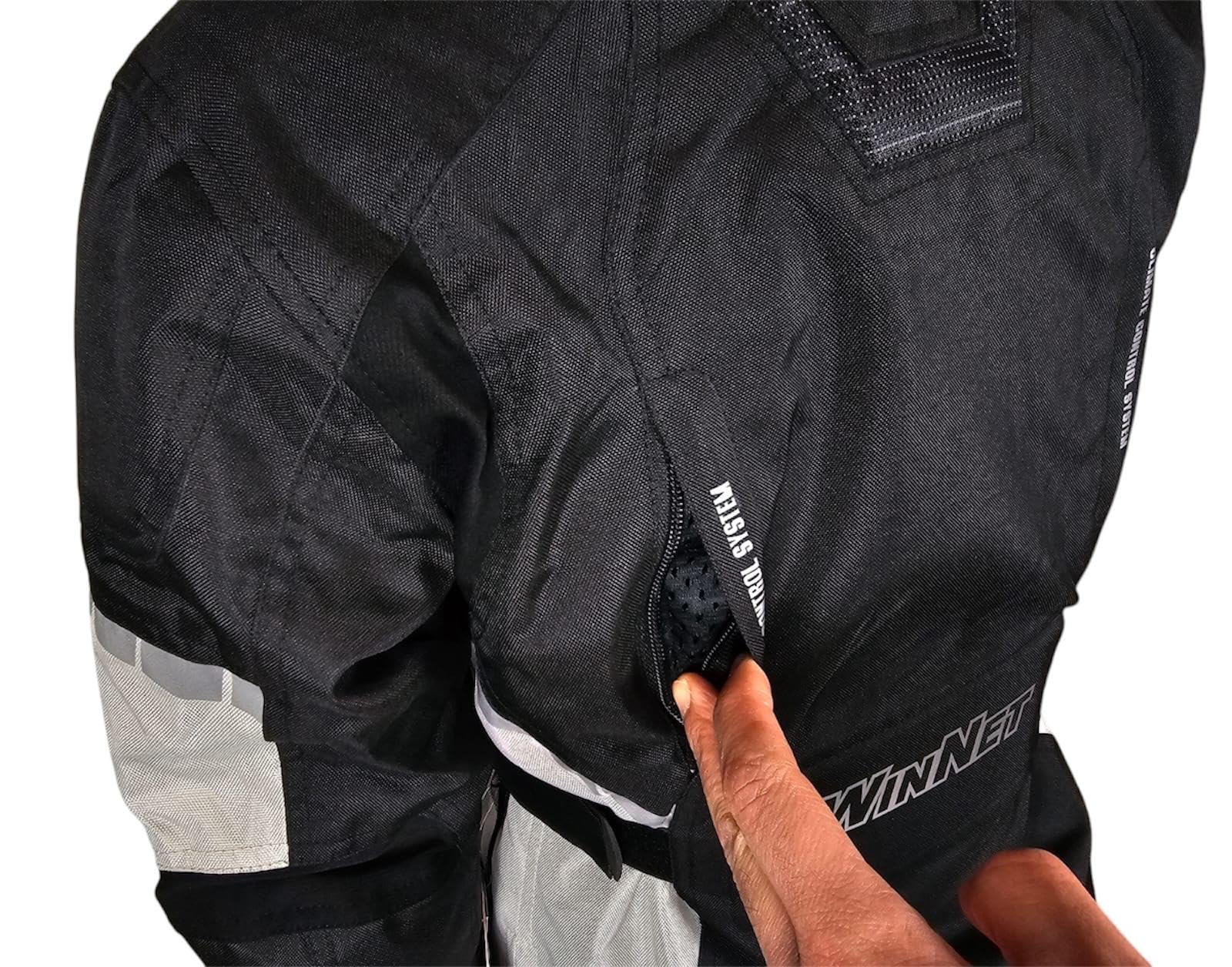 WinNet Giacca giubbotto moto turismo femminile per donna impermeabile con protezioni Omologate C.E. gomiti spalle e schiena 4 stagioni 3 strati