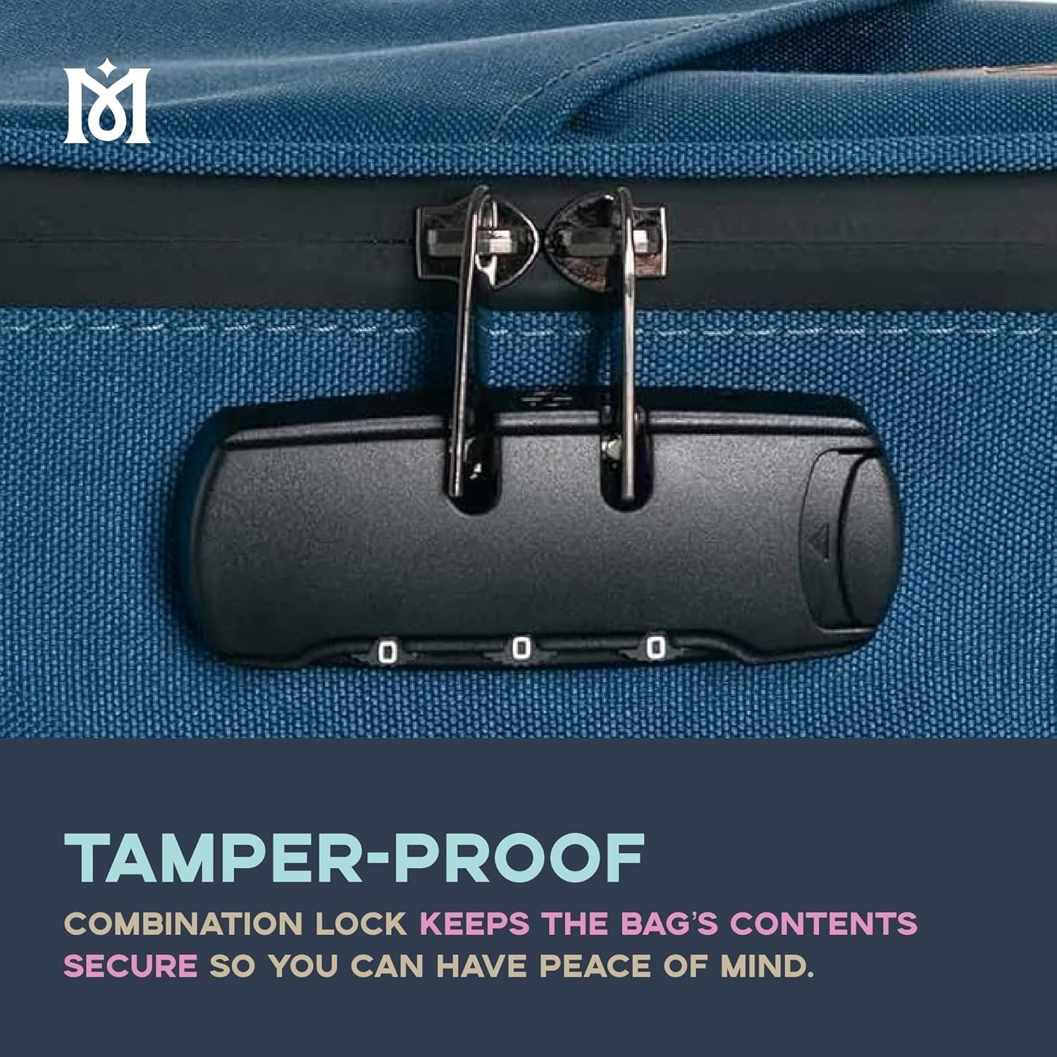 MAGICAL BUTTER Smell-Proof Bag with Combination Lock – Travel Lunch Bag with Tray & Jar – Durable, Portable, Odor-Control Storage Case