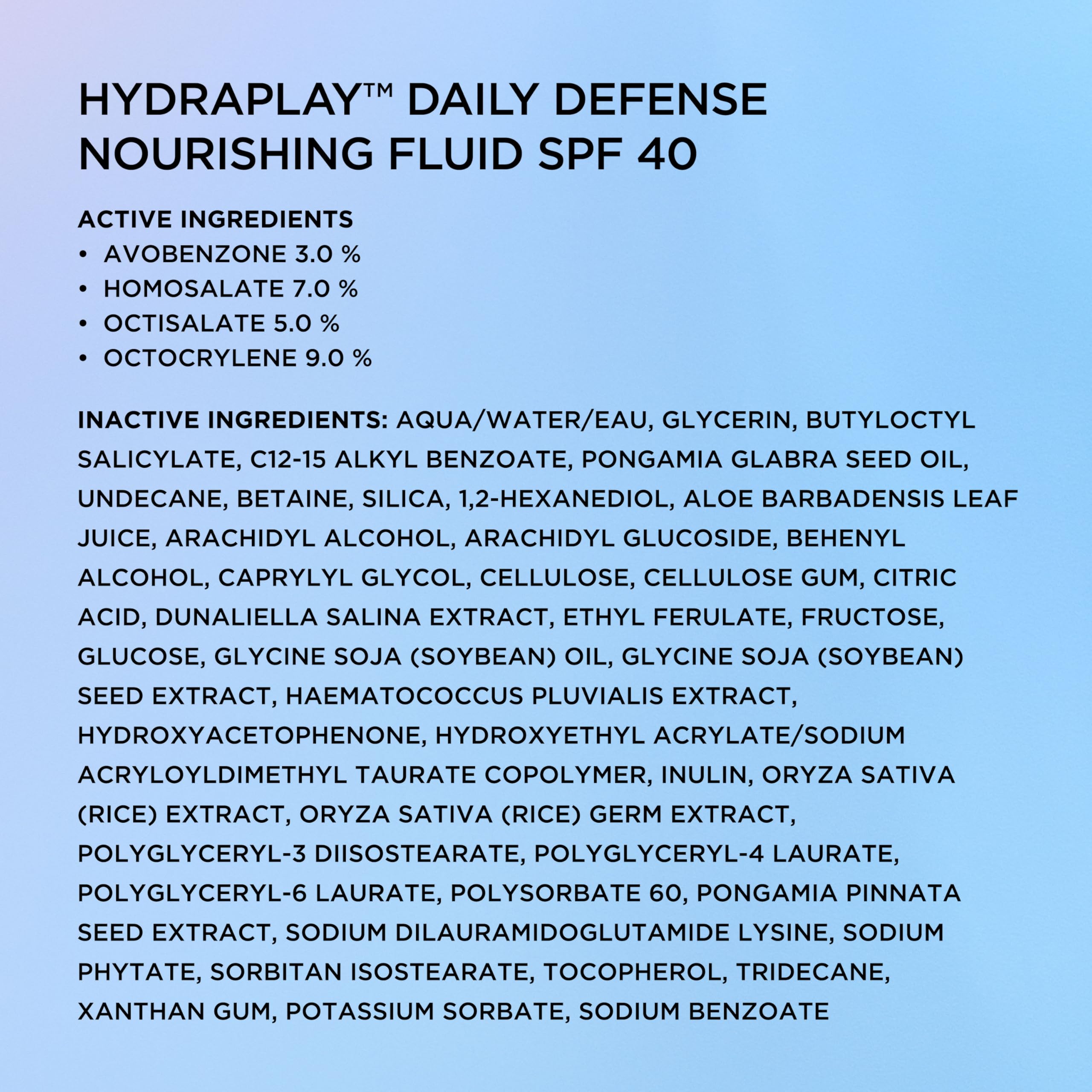Elizabeth Arden Eight Hour HydraPlay Daily Defense Nourishing Fluid Broad Spectrum Face Sunscreen SPF 40, No White Cast, Non-Comedogenic, Fragrance-Free, 1.7 fl oz.