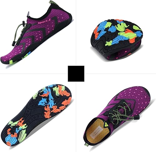 Miniatura 2 de Mens Womens Water Shoes Aqua Shoes Swim Shoes Beach Sports Quick Dry Barefoot for Boating Fishing Diving Surfing